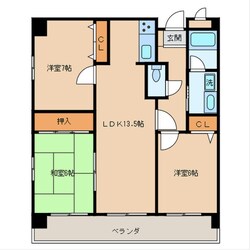 パストラールの物件間取画像